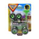 Monster Jam Grave Digger Build & Rebuild Mechanix Truck Kit 1:43 Scale Ready to Race Toy Truck with Screwdriver, Includes 4 Wheels Official Monster Jam Buildable Truck for Kids Ages 3+