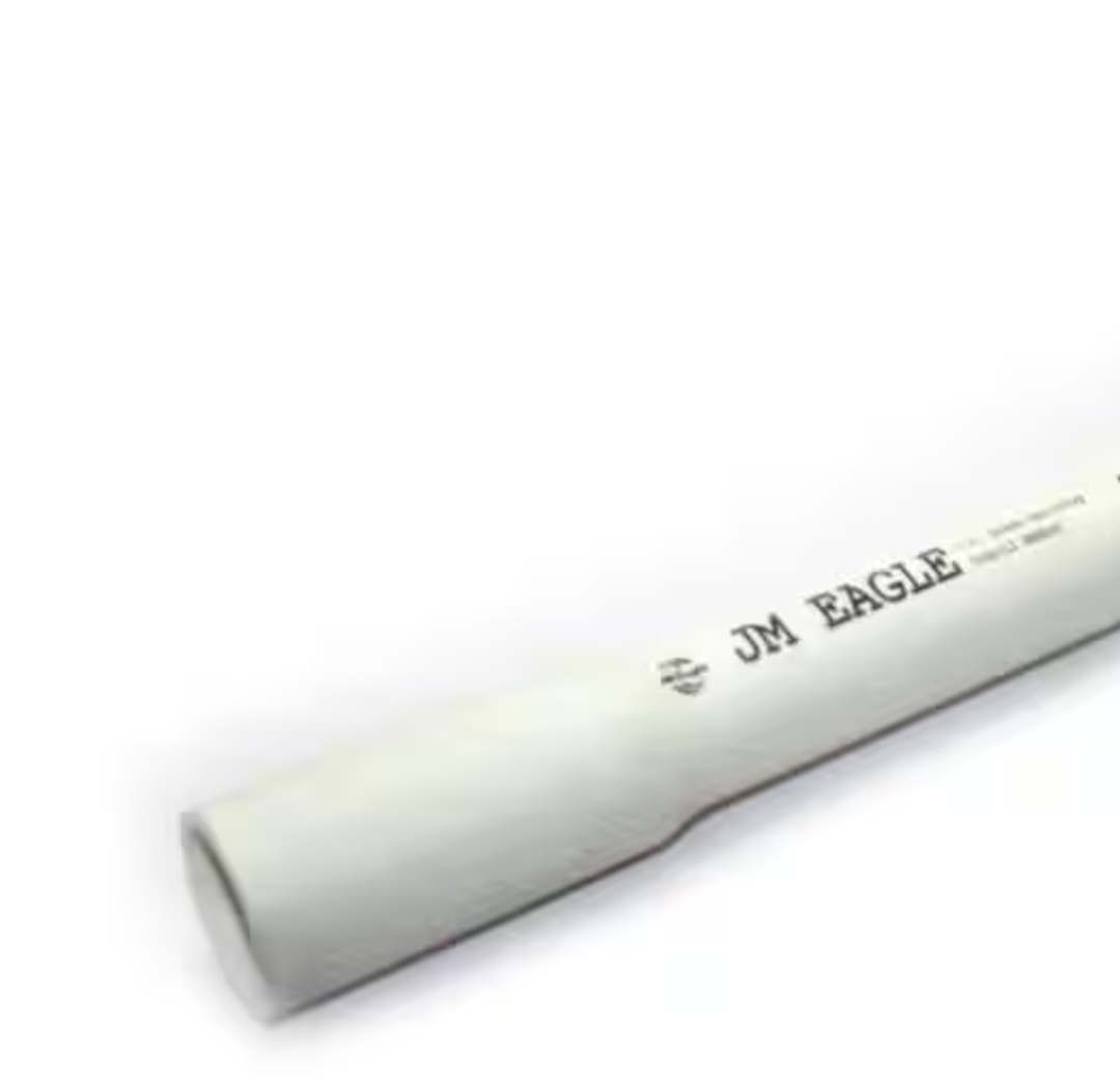 JM Eagle 3/4" SCH 40 PVC 1120 DWV Pipe (370 PSI @ 73°F, NSF DWV/PW)