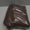 Amazon Basics 100% Cotton Jersey Bed Sheet Set, Full, Brown, Solid