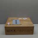 Furologee Kitchen Bakers Rack with Power Outlet, Microwave Oven Stand with Storage 4 Tiers, Coffee Bar Table with 6 S Hooks, Kitchen Storage Shelf Rack for Spices, Pots, Rustic Brown (22inch)