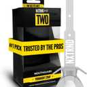 Nxtrnd Two Football Mouth Guard, Football Mouthpiece with Strap, Fits Adult & Youth (Transparent)