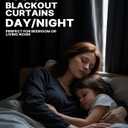 120 Inch Long Natural Linen Pinch Pleated 100% Blackout Curtains & Drapes,Bedroom/Livingroom Farmhouse Curtains 2 Panel Sets,Room Darkening Thermal Insulated Window Curtain