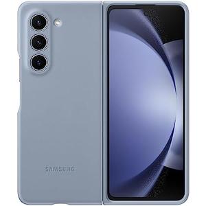 Samsung Galaxy Z Fold5 Eco Leather Phone Case, Snug Fit, Soft Inside, Protective Cover, Icy Blue
