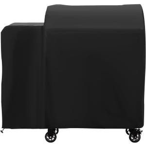 Grill Cover for Deck Boss 590 & RT-590 Wood Pellet Grill, Heavy Duty Waterproof UV Resistant Offset Smoker Cover for Rec Tec RT-590 Grill, Outdoor BBQ Cover (45"W x 22"D x 41"H)