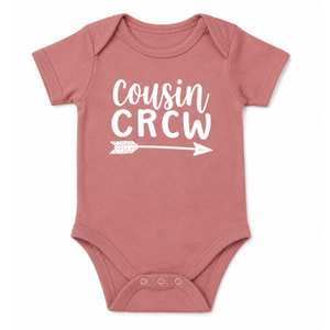 Teeny Fox Cousin Crew Shirts Tee Toddler T-Shirt Baby Bodysuit Set for Family Matching Outfit, 6-12M