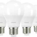 Linkind A19 LED Light Bulb, 60W Equivalent, 9W 2700K Soft White, 800 Lumens Non-Dimmable, E26 Standard Base, Energy Efficient UL Listed for Bedroom Home Office, 4 Pack