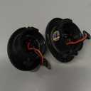 RUXIFEY LED License Plate Lights Tag Light Lamp Assembly Compatible with Ford F150 F250 F350 Super Duty Ranger Explorer Bronco Excursion Expedition, 6500K Black, Pack of 2