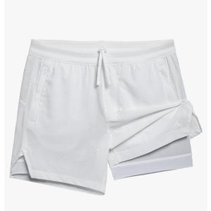 MAAMGIC Men's 2 in 1 Gym Shorts 5 Inch Athletic Tennis Shorts Stretch Workout Running Shorts with Liner Size M