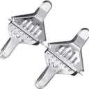 4 PCS Manual Lemon Lime Squeezer Presser, Handheld Stainless Steel Lemon Citrus Juicer