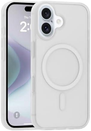 doeboe for iPhone 16 Case Only, Compatible with MagSafe, Magnetic Case for iPhone 16, TPU Slim Thin, Shockproof Full Protective, Anti-Scratch, Anti-Oil, Anti-Fingerprint (Clear) 5 Pack
