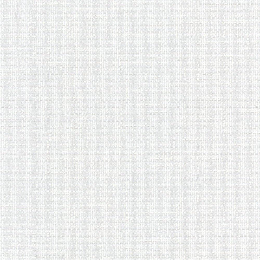 Manhattan Comfort William Series Vinyl Texture4d and Paintable Design Large Wallpaper Roll, 21" W x 33' L, White