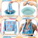 12 Pcs 67 Ice Cream Drip Cooling Towels Six Seven Ice Cream Baseball Workout Microfiber Sweat Rags for Neck and Face Team Gifts Favors for Gym Outdoor Sport Party(67 Baseball Drip), 32 x 12 inches (Blue)