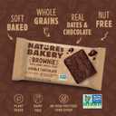 Natures Bakery Double Chocolate Brownie Bars, Whole Grains, Dates, and Cocoa, Plant Based, Dairy-Free, Snack Bar, Box of 12 twin packs