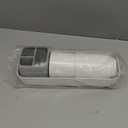 Toothbrush Holder for Bathrooms, Toothbrush Organizer Countertop for Toothbrush Storage, Toothbrush and Toothpaste Holders Set with 3 Slots, Tooth Brushing Cup Caddy for Family-White