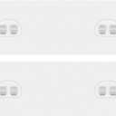 5 x YASONIC 2 Pack Adhesive Strip for Stainless Steel Corner Shower Caddies