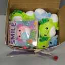 Valentines Day Gifts for Kids Classroom, 24 Pack Axolotl Plush Toys with Kids Valentines Cards, Stuffed Axolotl for School Valentines Gifts Exchange, Valentines Party Favors Supply for Boys Girls