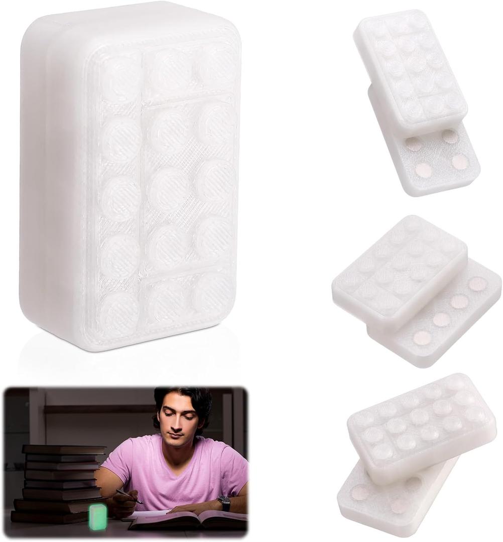 Luminous Magnetic Fidget Slider for Adults 3D Printed Magnetic Sliders Fidgets Stress Relief Anxiety Fidget Toy for Birthday Gift