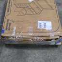 Pamapic Vanity Desk with Upgraded Silent Slides, 3-Piece Makeup Vanity with Movable Storage Cabinet, Golden Handles, 8 Drawers and 3 Lighting Modes Dressing Table with Lights and Charging Station (White)