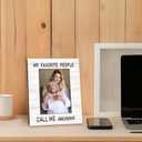 Beliran Nonna Gifts Picture Frame 5x7, Grandma Photo Frame, Christmas Mothers Day Birthday Gifts for Nonnas, My Favorite People Call Me Nonna Wooden Picture Photo Frames for Desk Home Room Decor