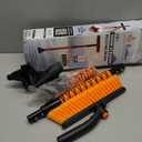 EcoNour 44.7" 3 in 1 Snow Brush for SUV, 360° Pivoting Extendable Long Snow Brush for Car, Snow and Ice Scrapers for Windshield with Ergonomic Foam Grip for Car Truck SUV, Winter Car Accessories