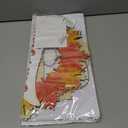 3 x Fall Wreaths for Front Door Decor Foldable Welcome Sign Autumn Thanksgiving Harvest Hanging Decorations for Home Porch Wall