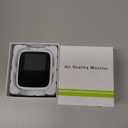 CO2 Monitor Carbon Dioxide Detector, 5-in-1 Indoor Air Quality Monitor, Portable CO2 Tester with Alarm, Tester for Carbon Dioxide, Temperature & Humidity, CO2 Sensor for Grow Tents, Bedroom, Home