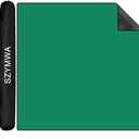 Mahjong Mat with Black Carrying Bag, Anti Slip and Noise Reduction Table Cover for Mahjong, Poker, Card Games, Dominoes, Board Games, Slip Resistant Mat (Green)