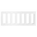 Salcod Toddler Safe Guardrail Compatible with Delta Children Convertible Crib, Crib Rail for Prevent Toddler from Rolling Off The Bed, White