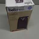 bella Electric Can Opener and Knife Sharpener, Removable Cutting Lever, Cord Storage, Stainless Steel Blade, Plum
