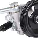 WMPHE Power Steering Pump with Pulley Compatible with Nissan Maxima V6 3.5L 2004 2005 2006 2007 2008, Nissan Alitima V6 3.5L 2002 to 2006, Nissan Quest V6 3.5L 2004 to 2009, 21-5407, 49110-7Y000