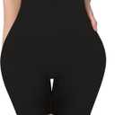 Corlap Shapewear for Women Tummy Control, High Waisted Body Shaper Shorts Under Dress Lifting Thigh Slimmer Shapewear (Black, S)