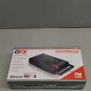 QFX RETRO-39 Portable Shoebox Cassette Tape Recorder  USB to Cassette Recording, Built-in Microphone, 3.5" Bluetooth Speaker, FM Radio, MP3 Playback, Line-in/Out, AC/Battery Powered