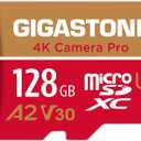 【5-Years Data Recovery】 GIGASTONE 128GB Micro SD Card, 4K Video Recording for GoPro, Action Camera, DJI, Drone, Nintendo-Switch, R/W up to 100/50 MB/s MicroSDXC Memory Card UHS-I U3 A2 V30