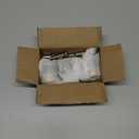 Sumnacon Floor Door Stopper 3 Pack Solid Stainless Steel Door Stop with Rubber Bumper-Safety Floor Mount Doorstop with Screws, Heavy Duty Commercial Industrial Floor Door Stopper, Gold