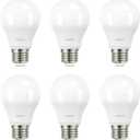 Linkind A19 LED Light Bulb, 60W Equivalent, 9W 2700K Soft White Light Bulbs, 800 Lumens Non-Dimmable LED Bulbs, E26 Standard Base, Energy Efficient UL Listed for Bedroom Home Office, 6 Packs (Soft White-60 Watt)