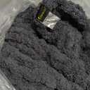 L'AGRATY Chunky Knit Blanket Throw - Soft Chunky Throw Blanket 50x60: 100% Hand Kintted Chenile Crochet Throw Blanket for Couch - Large Cable Knit Chunky Blanket for Home Decor(Dark Grey)