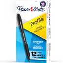 Paper Mate Profile Mech Mechanical Pencil 0.7mm #2 Pencil Lead Great for Office Supplies Classroom Supplies Drawing Pencils Sketching Pencils Black 12 Count