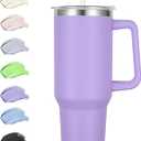 Vessel Stainless Steel Tumbler 40 oz Purple Without Straw, Broken Lid