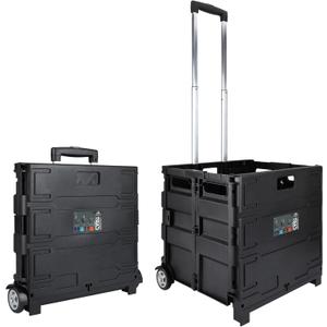 Olympia Tools 85-010 Grand Pack-N-Roll Portable Tools Carrier with Telescopic Handle, 80 Lb. Load Capacity, Black