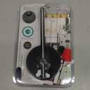 Presentime & Co Large Frameless DIY Wall Clock for Modern Home/Office Decoration, Silent no Ticking, Night Glow. Wall Dcor for Living Room, Dining Room, Kitchen, Bedroom, Class Room, Office Space.