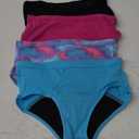 Hanes Girls' Comfort, Period. Boys'hort & Hipster Period Underwear, Moderate Protection, Multi-Pack 8
