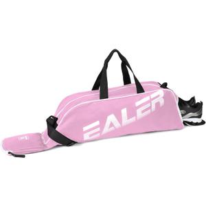 EALER Baseball Bat Tote Bag & T-ball, Softball Equipment Bag - Gear for Kids, Youth, and Adults Holds Bat, Helmet, Glove, Cleats, Shoes and More (Pink)