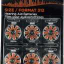 Kirkland Signature 1.45 Volt Mercury Free Premium Quality Hearing Aid Batteries, 312 (48-Pack)