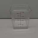 Cambro 4SFSCW135 CamSquare Square Food Storage Container (4-Quart, Polycarbonate, NSF)