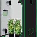 Grow Tent for Plants Indoor 48"x48"x78" Mylar Hydroponic Grow Tents Indoor Grow Room for Plant Fruit Flower Veg with Observation Window & Removable Waterproof Floor Tray