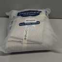 MooMee Striped Duvet Cover Set 100% Washed Cotton Linen Like Textured Breathable Durable Soft Comfy (Tannish Linen Grey White Pinstripes, Palatial King/Oversized King 120"x98")