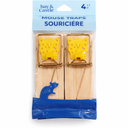 (Pack of 8) Key & Castle Metal Pedal Mouse Trap Sourciere Disposable Reusable