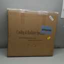 4-Row 62mm Core Radiator Compatible with 1963-1966 Chevy GMC C/K C10 C20 C30 Pickup Truck V8 with Fan Shroud Wiring Set 63 64 65 66