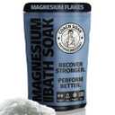 Coach Soak: Recovery Bath Soak - Fast-Absorbing Magnesium Flakes - Bath Salts with 21 Minerals & Essential Oils - Made in The USA with Dead Sea Salt, 3lbs (Unscented) (48 Ounce (Pack of 1))