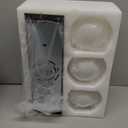 Bathroom Light Fixtures, 3-Light Brushed Nickel Vanity Light, Modern Wall Sconces with Milk White Globe Glass Shade, Vanity Lighting Fixtures Over Mirror, VL195-BN-ML-3